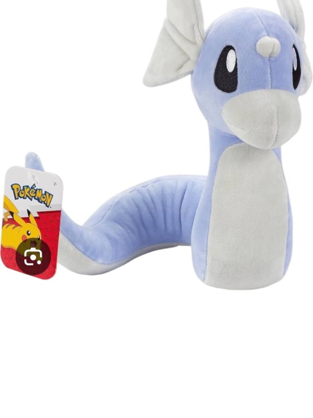 New Pokemon 8" Dratini Scarlet Violet Plush Toy Official Soft Stuffed Animal